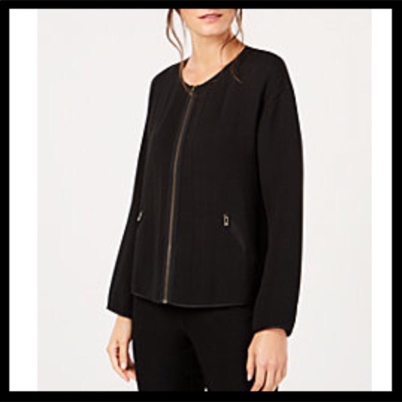 Eileen Fisher Jackets & Blazers - Eileen Fisher Zip Front Jacket